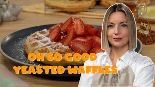 GUSSIED UPYEASTED WAFFLES [upl. by Okorih580]