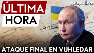 ÚLTIMA HORA  Alerta en Ucrania Rusia lanza el ataque final en Vuhledar [upl. by Lilyan551]