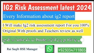 Nebosh ig2 risk assessment report latest updates  Ig2 report all questions and answers [upl. by Gad]