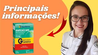 MELOXICAM para que serve Tire suas dúvidas [upl. by Crescentia]