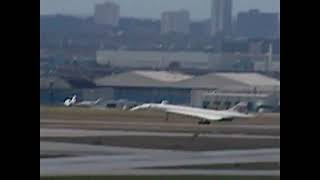 Concordes last flight coming to Toronto  BA97 GBOAG LHR YYZ  October 01 2003 [upl. by Zebulen]