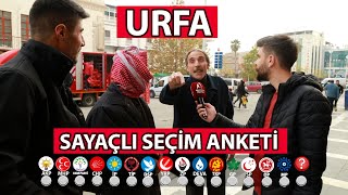 URFA SAYAÇLI SEÇİM ANKETİ 2024 Urfanın Kaderini Kararsızlar Belirleyecek [upl. by Ariajaj]