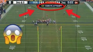 Longest Field Goals in NFL History 61 Yards [upl. by Bianca]