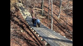 DIY Making of a 86 Suspension Bridge over a 27 Valley [upl. by Nawad]