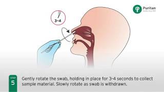 How to Collect a Nasal Swab Specimen [upl. by Omixam997]