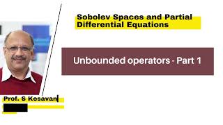 Unbounded operators  Part 1 [upl. by Agace]