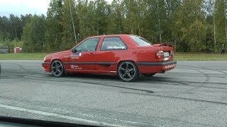 Volvo 850 T5 Mid Engine RWD vs Volvo S40 T4 Autotech 420hp [upl. by Yim737]