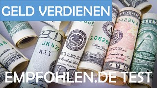 Online Geld verdienen  empfohlende Test [upl. by Hammer]