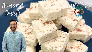 EASY Almond Barfi  Badam Burfi Episode 516 navratrispecial barfi pujamallnyc [upl. by Jonie]