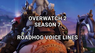 Overwatch 2 All New Season 7 Roadhog Voice Lines OW2 [upl. by Peoples]