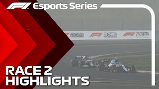 2021 F1 Esports Pro Championship Race 2 Highlights [upl. by Huesman]