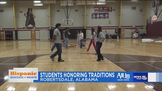 Hispanic Heritage Month wraps up with Robertsdale High School studentled cultural performance [upl. by Karia]