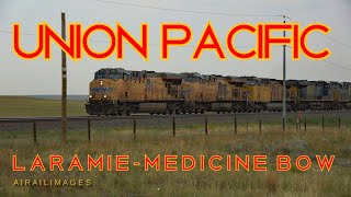 Union Pacific Railroad Mainline LaramieMedicine Bow Wyoming [upl. by Nyladnohr]