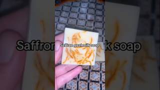 Saffron goat milk soap 💕 sorts viral fypシ゚ fypシ゚viral organic [upl. by Coster]