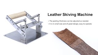 leather skiving machine [upl. by Nierman297]