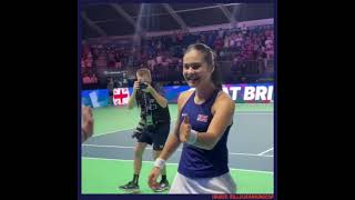 Emma Raducanu Fires Great Britain To Lead Over Slovakia In 2024 BJK Cup Finals SemiFinals [upl. by Carlen]