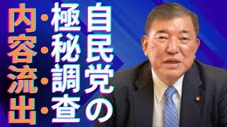 【石破政権】極秘調査の流出が自民党を揺るがす危機に？党内混乱と衆議院選挙への深刻な影響【解説・見解】 最新ニュース  セレブニュース  ニュース企画 [upl. by Assele]