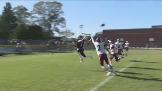 District Playoffs Highlights Menominee Maroons vs Charlevoix Red Rayders [upl. by Alliuqat]