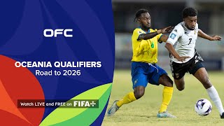 Highlights  Solomon Islands v Fiji  FIFA World Cup 26™ Oceania Qualifiers [upl. by Sixel]