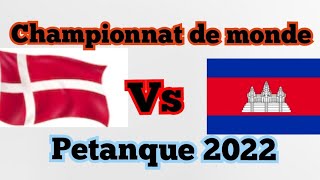 Cambodge vs Danemark doublette hommes [upl. by Michel]