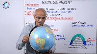 GLACIAL GEOMORPHOLOGY  Part 41  By SS Ojha Sir [upl. by Philo]