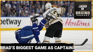 Bruins take series lead vs Maple Leafs thanks to Brad Marchands biggest game as captain [upl. by Massimo372]