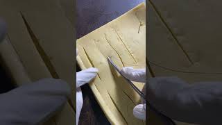 Simple interrupted sutures part 2 … تعليم اساسيات الخياطه من الصفر [upl. by Maite]