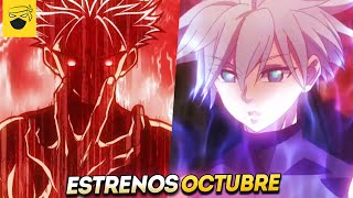 ESTRENOS ANIME OCTUBRE 2023 NETFLIX Crunchyroll Disey Animeflv xd y más [upl. by Clive]