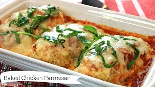 Easy Cheesy Parmesan Chicken Baked to Perfection 🍽 [upl. by Thurman]