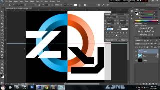 TUTORIALPhotoshop Cs6 Logo Design [upl. by Esaertal]