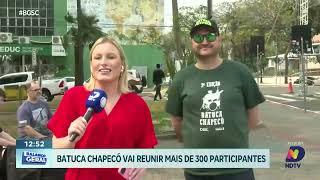 Batuca Chapecó segunda edição reúne mais de 300 bateristas neste domingo [upl. by Alejoa]