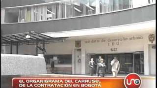 Noticias Uno tuvo acceso al organigrama del carrusel de la contratación en Bogotá [upl. by Hairom]