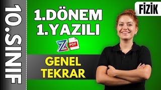 10sınıf fizik 1dönem 1yazılıya hazırlık  GENEL TEKRAR KONU ANLATIMI  2024 2025 📂PDF [upl. by Siva755]