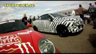 Gumball 3000 Anderstorp Raceway 2010 3rd May walkaround [upl. by Ahsyek]