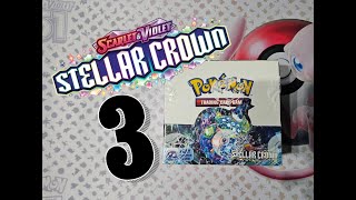 Opening a Booster Box of Pokemon Stellar Crown Part 3 [upl. by Laamaj785]