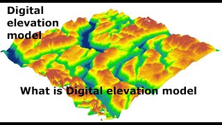 Digital elevation model  DEM  DSM  DTM  What is Digital elevation model [upl. by Darrell427]