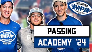 What QBs Shined at the 2024 Manning Passing Academy [upl. by Karia]