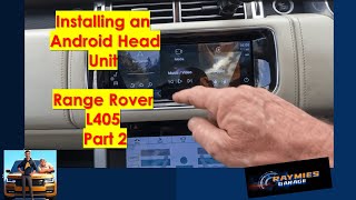 Range rover L405 Android Head Unit Part 2 [upl. by Dixil]