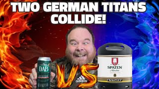 German Beer Battle Spaten helles VS DAB Dortmunder [upl. by Lilak]