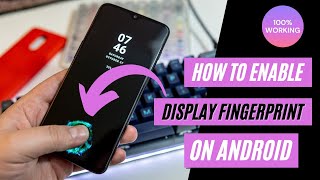 How To Set In Display 🐾 Fingerprint Lock 🔒 On Android   100 Working Fingerprint Lock [upl. by Reich]