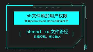 How to fix Permission Denied Error in the Terminal on macOS 添加sh文件用户权限 [upl. by Sandberg719]