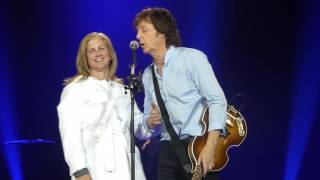 Paul McCartney invites a fan up on stage in Amsterdam  08062015 [upl. by Teak]