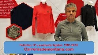 Polartec para deportes de montaña Del forro polar 1981 a novedades 2016 Presentación Polartec Inter [upl. by Cirdec]