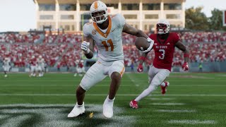 Tennessee vs NC State  NCAA Football 9724 Full Game Highlights College Football 25 Sim [upl. by Teyut]