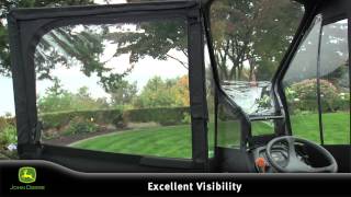 John Deere Custom Enclosure for the X Series of Lawn Tractors [upl. by Yecies366]