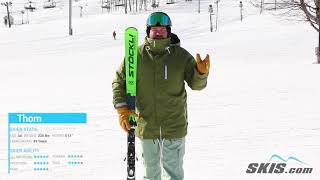 Thoms ReviewStockli Laser SX Skis 2021Skiscom [upl. by Stonwin]