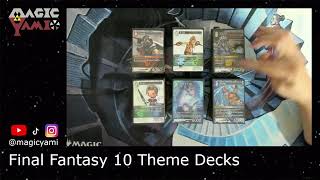 Final Fantasy 10 Theme Decks  Going In Blind [upl. by Aisined]