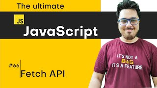 Fetch API  JavaScript Tutorial in Hindi 66 [upl. by Ralfston]