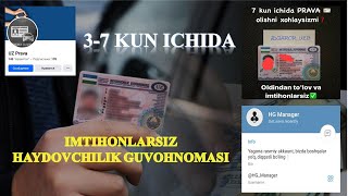 37 KUN ICHIDA IMTIHONLARSIZ HAYDOVCHILIK GUVOHNOMASI PRAVA quotOLIB BERISHquot [upl. by Ahseele627]