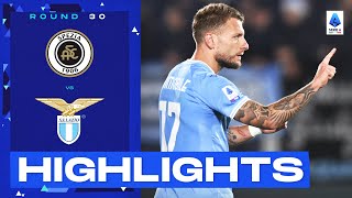 SpeziaLazio 03  Ciro Immobile’s scoring drought is over Goals amp Highlights  Serie A 202223 [upl. by Eatnahs]